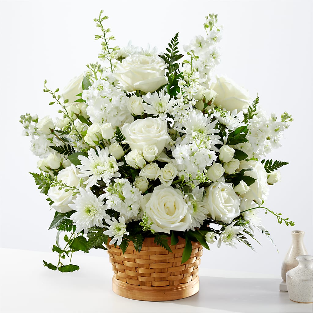 Heartfelt Condolences Arrangement flower arrangement by Honeybee Floral