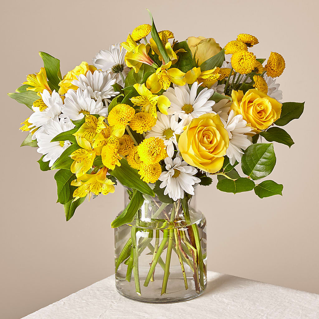 Sunny Sentiments Bouquet flower arrangement by Honeybee Floral