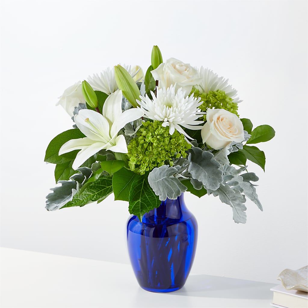 Snowy Dreams Bouquet flower arrangement by Honeybee Floral