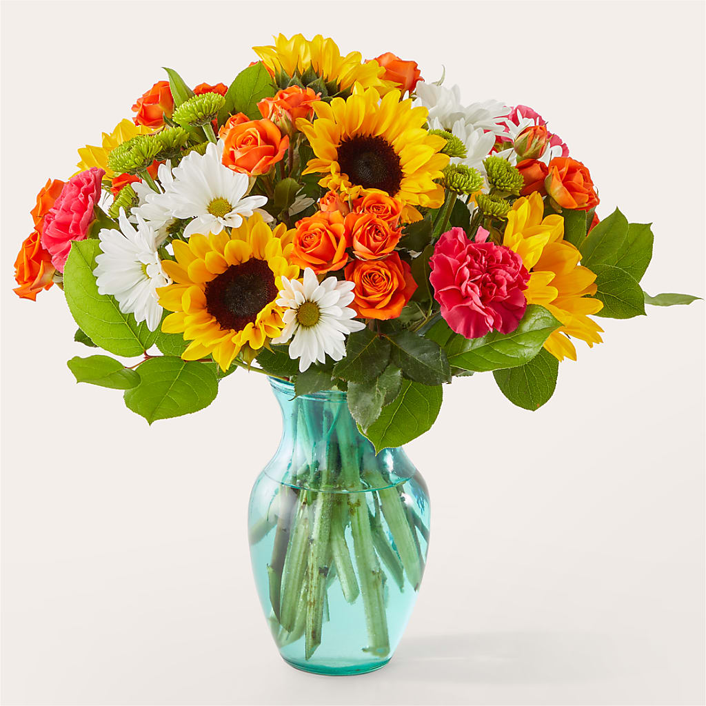 Sun-drenched Blooms Bouquet flower arrangement by Honeybee Floral