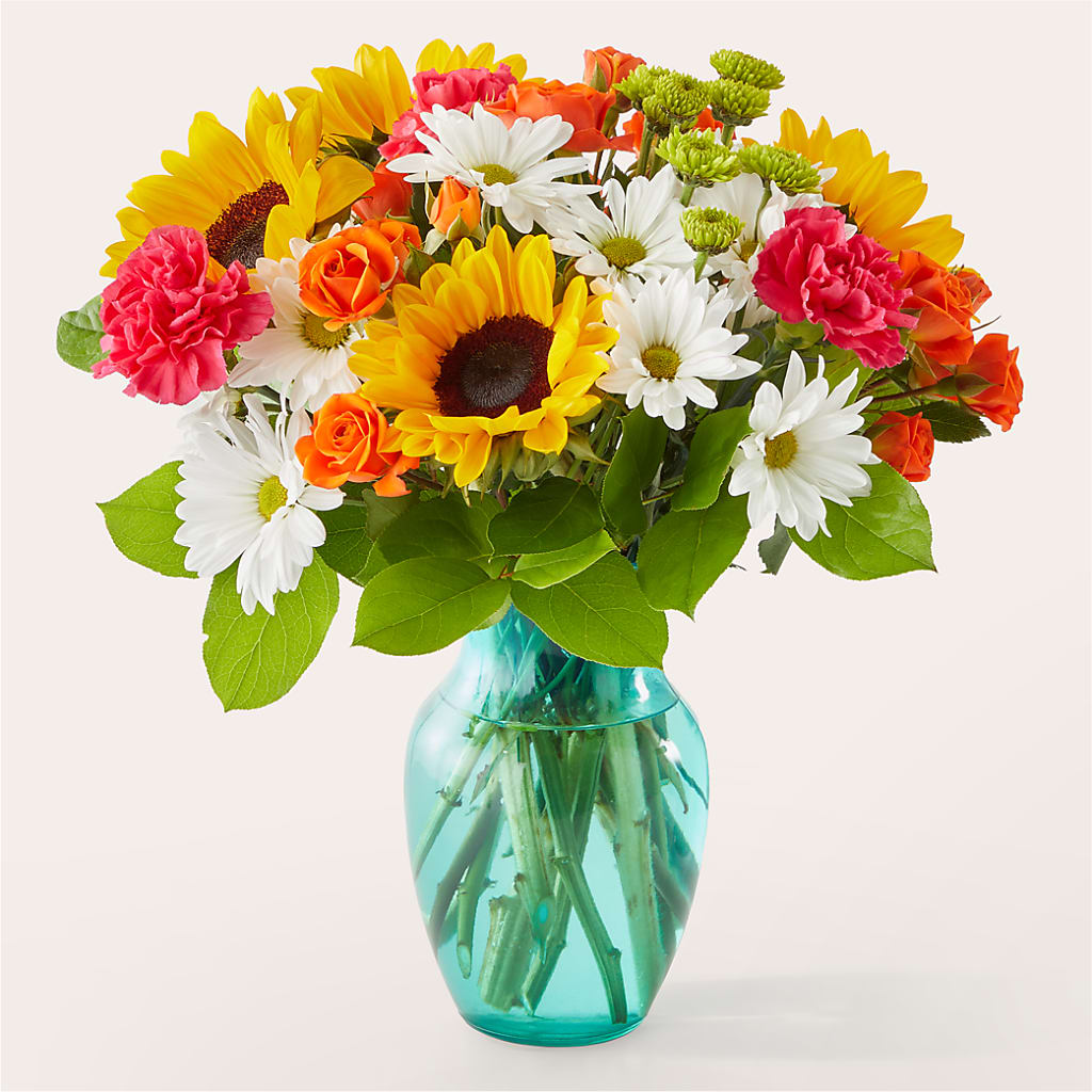Sun-drenched Blooms Bouquet flower arrangement by Honeybee Floral