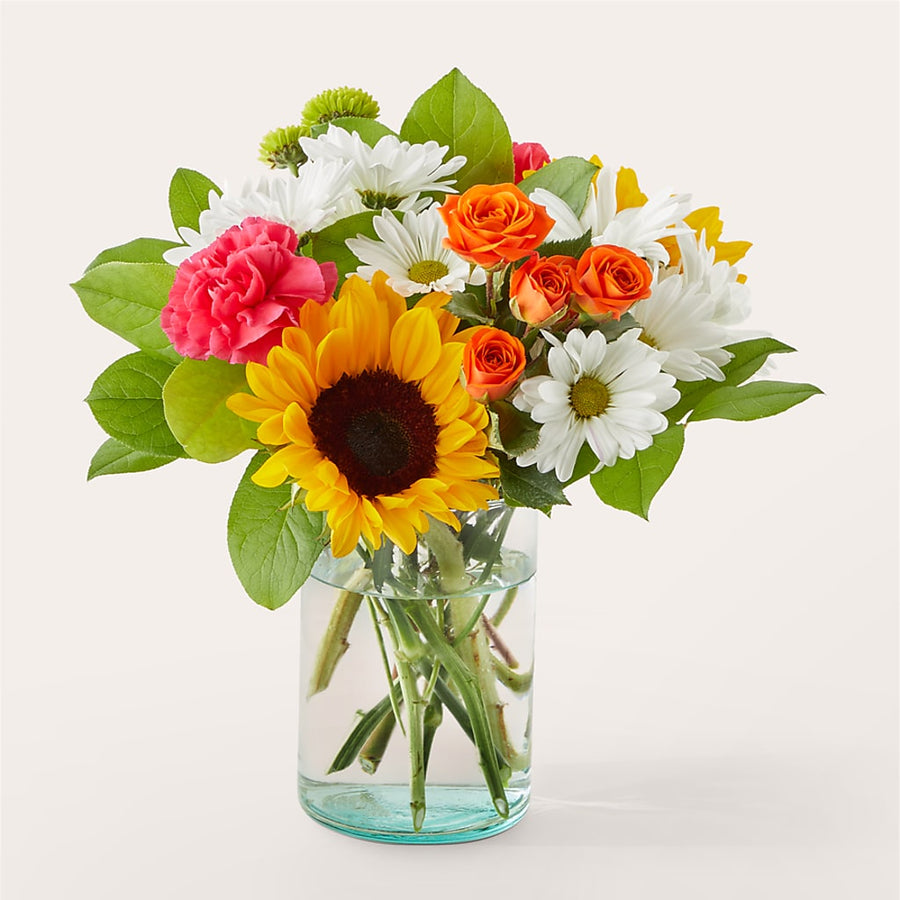 Sun-drenched Blooms Bouquet flower arrangement by Honeybee Floral