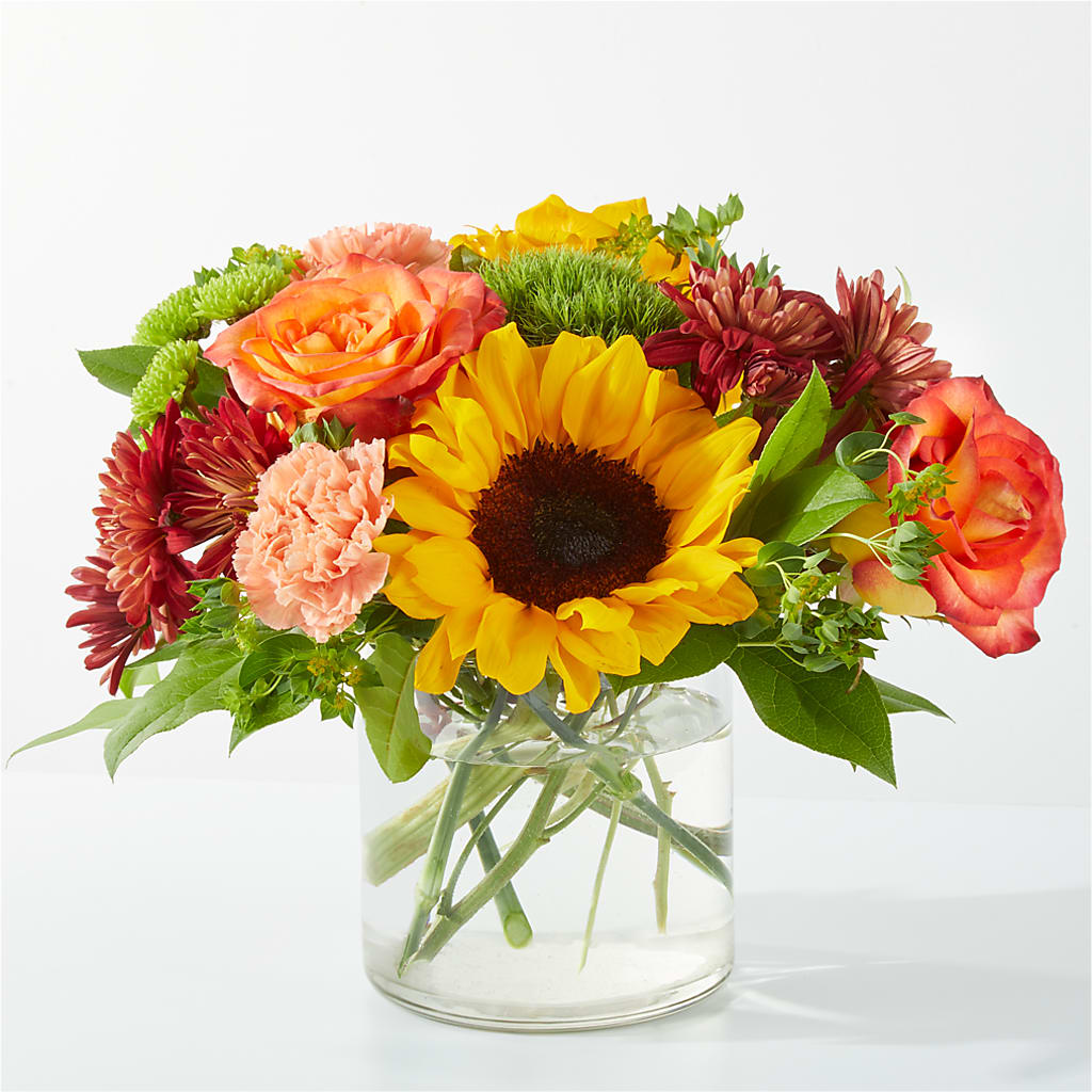Harvest Festival Bouquet flower arrangement by Honeybee Floral