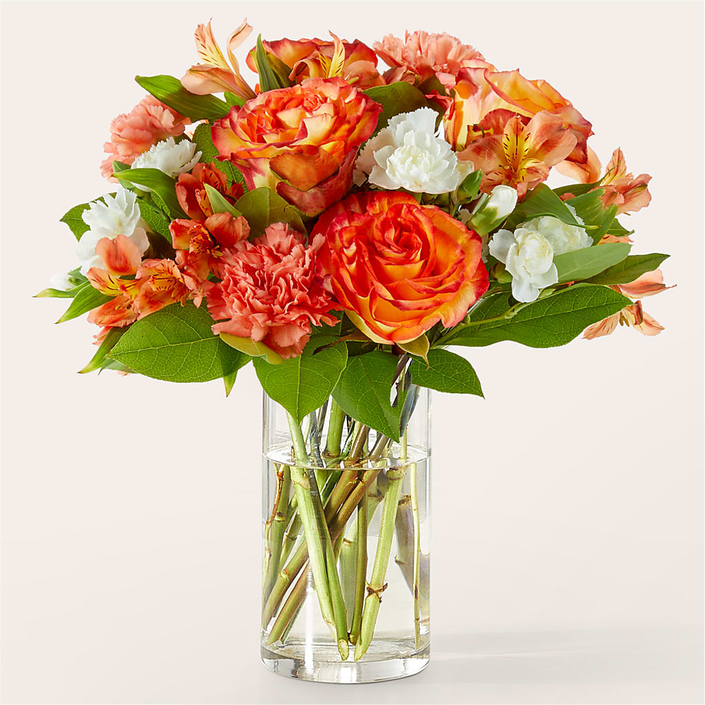 Apricot Glow Bouquet flower arrangement by Honeybee Floral