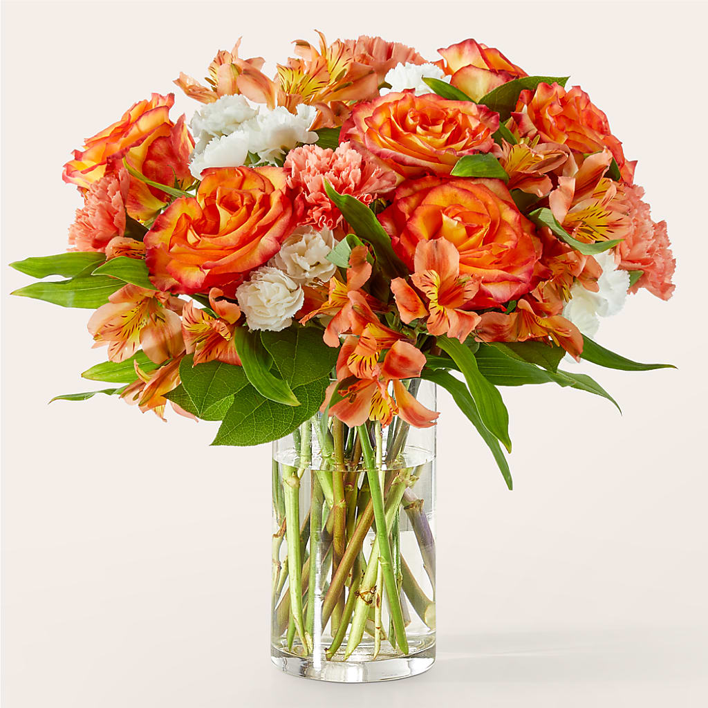 Apricot Glow Bouquet flower arrangement by Honeybee Floral