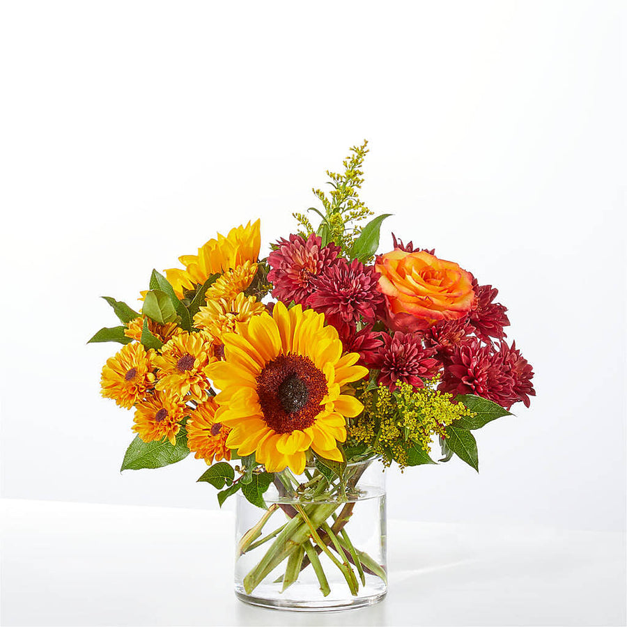 Flannel Scarf Bouquet flower arrangement by Honeybee Floral