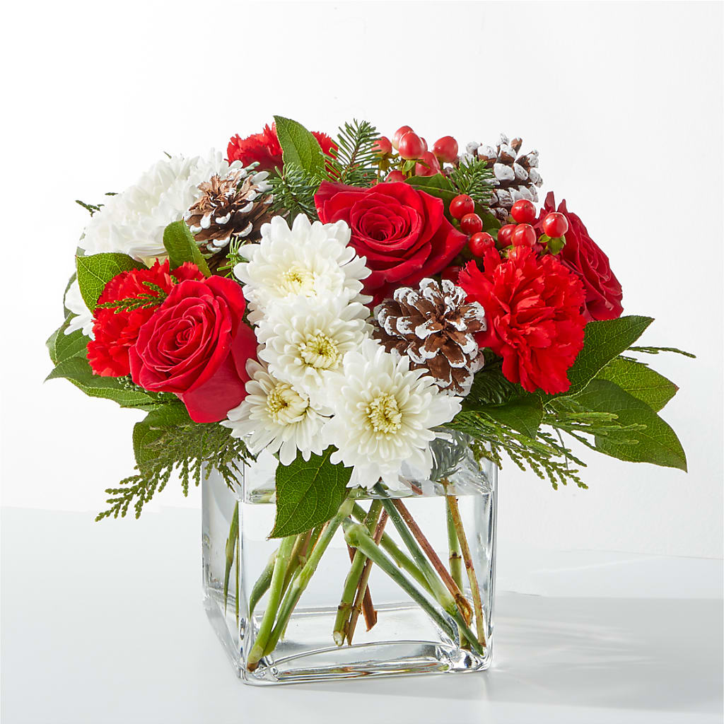 Snow Angel Bouquet flower arrangement by Honeybee Floral