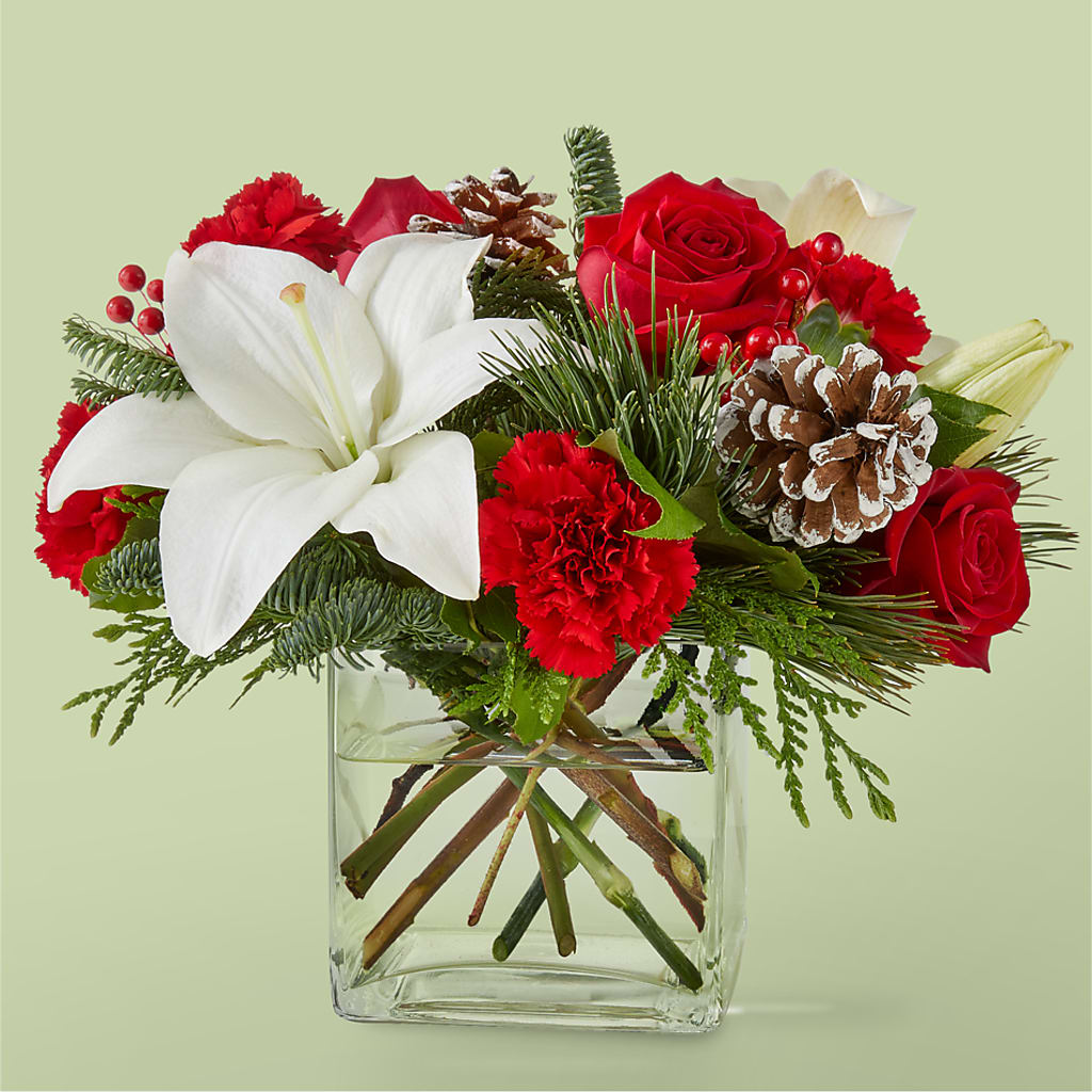 Glistening Icicles Bouquet flower arrangement by Honeybee Floral