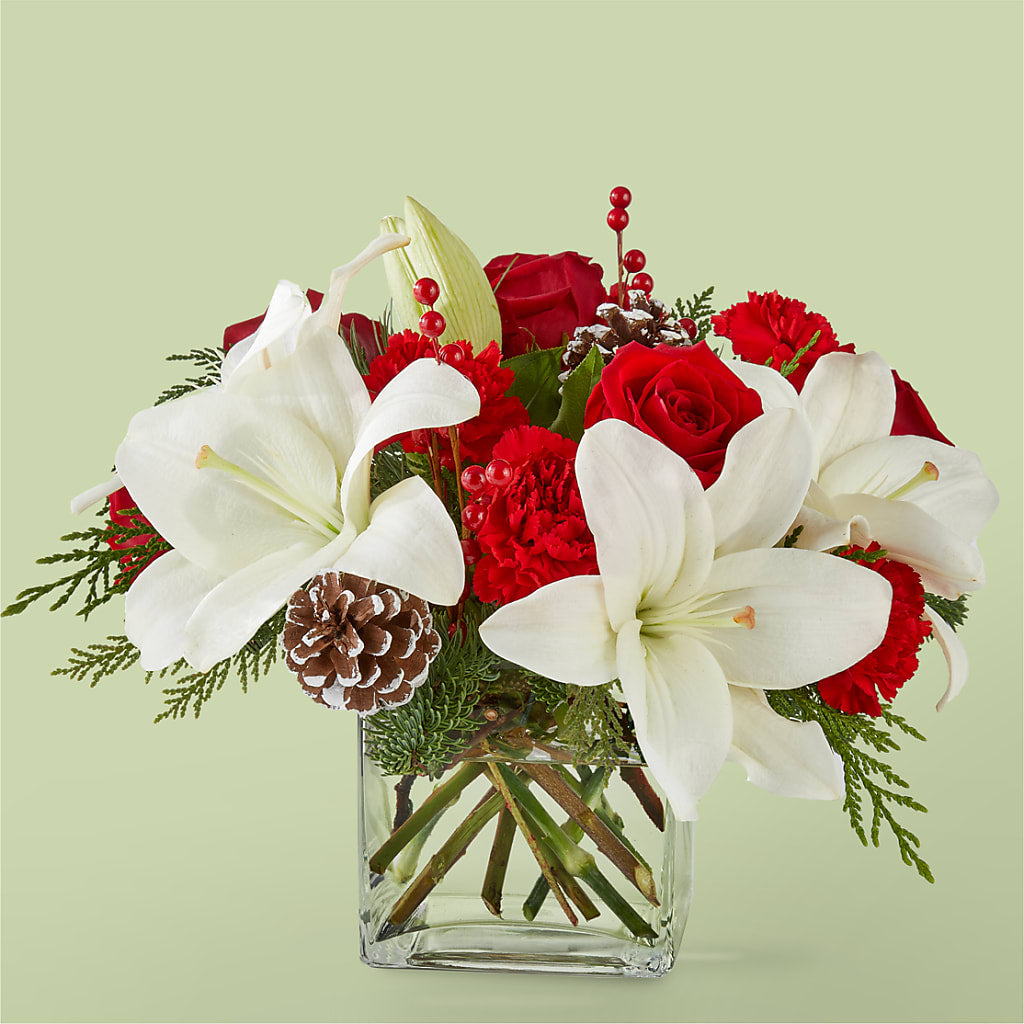 Glistening Icicles Bouquet flower arrangement by Honeybee Floral