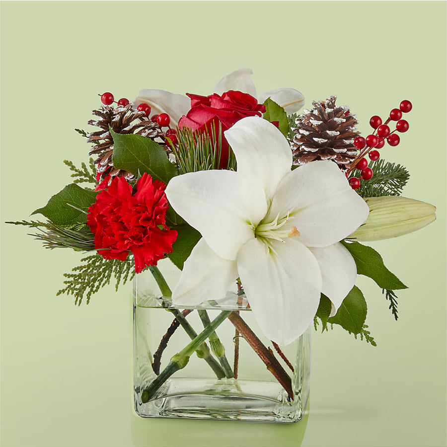 Glistening Icicles Bouquet flower arrangement by Honeybee Floral