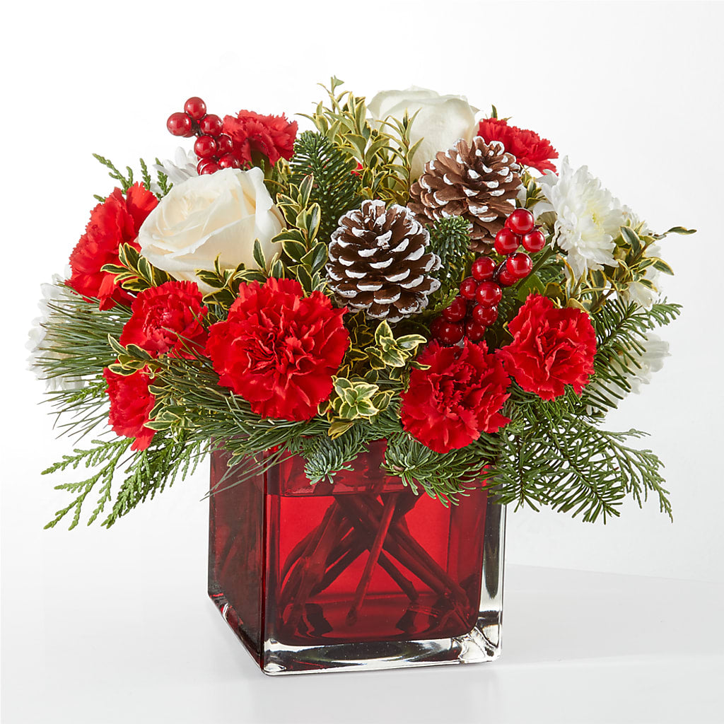 Christmas Market Bouquet flower arrangement by Honeybee Floral