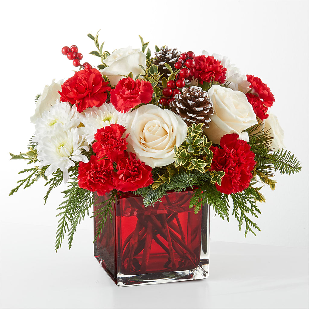 Christmas Market Bouquet flower arrangement by Honeybee Floral