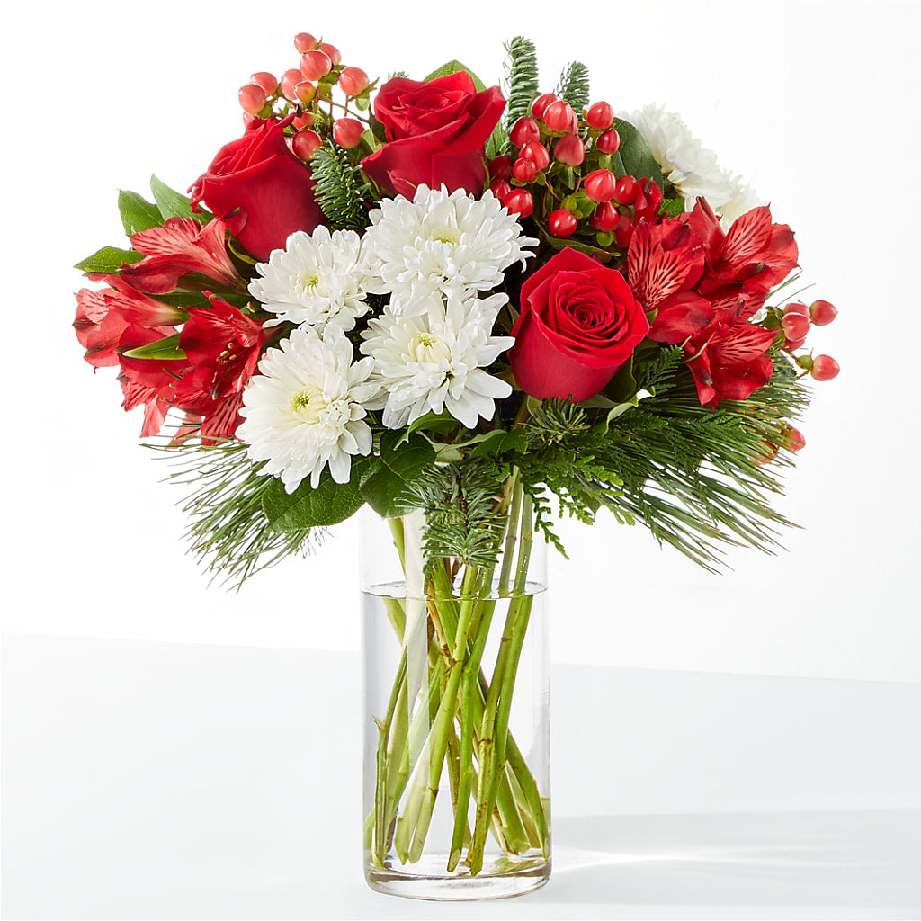 Letters to Santa Bouquet flower arrangement by Honeybee Floral