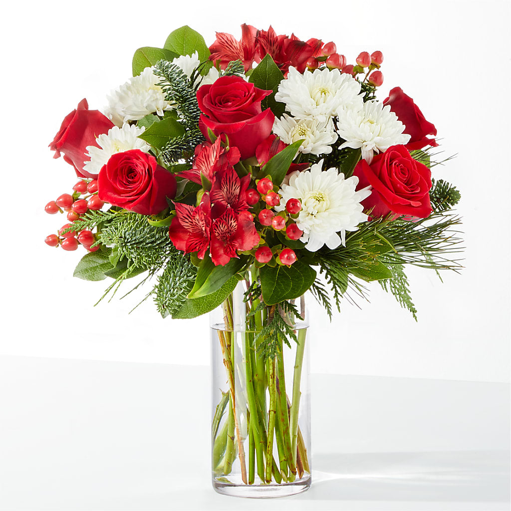 Letters to Santa Bouquet flower arrangement by Honeybee Floral