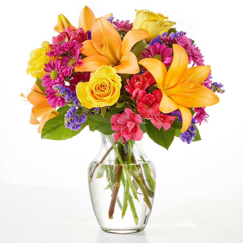 Colorful Visions Bouquet flower arrangement by Honeybee Floral