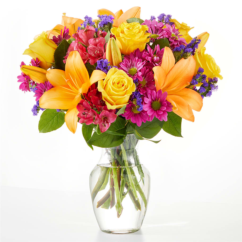 Colorful Visions Bouquet flower arrangement by Honeybee Floral