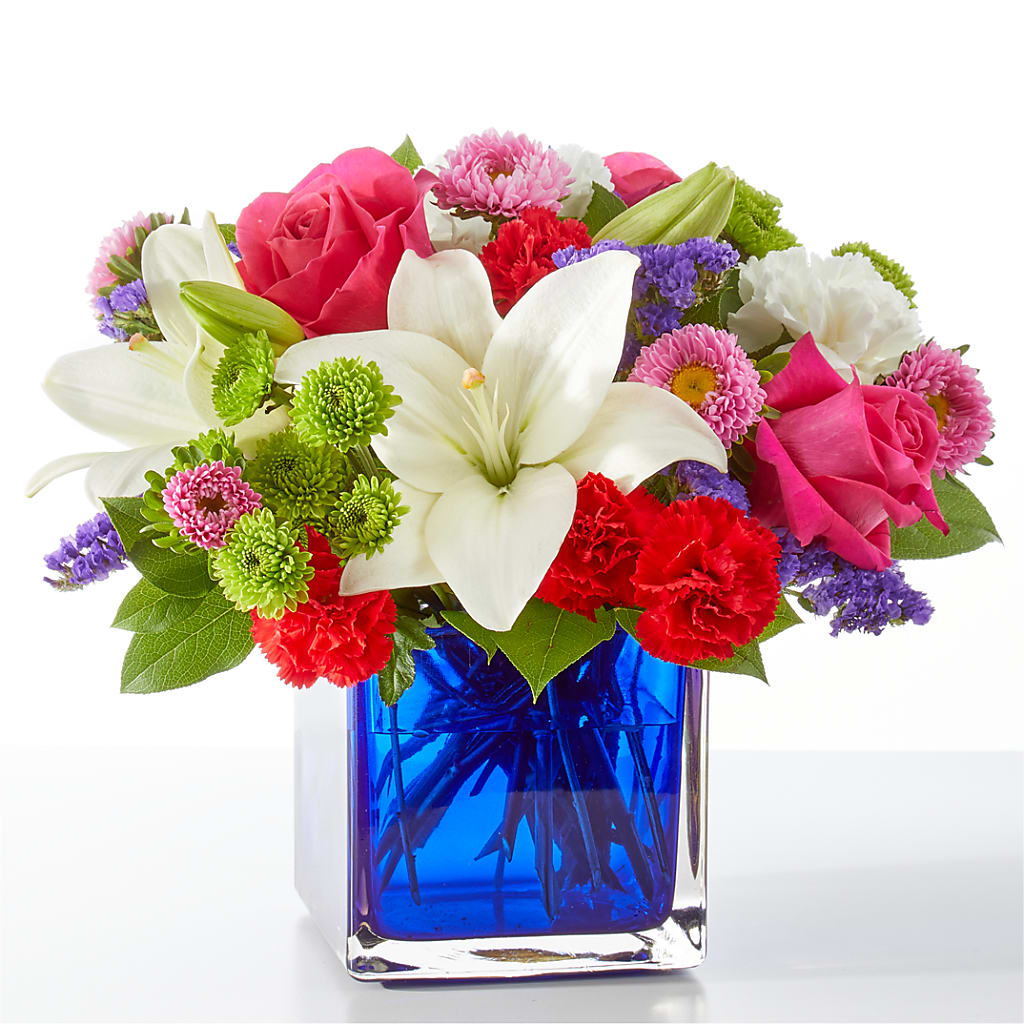 Quality Time Bouquet flower arrangement by Honeybee Floral