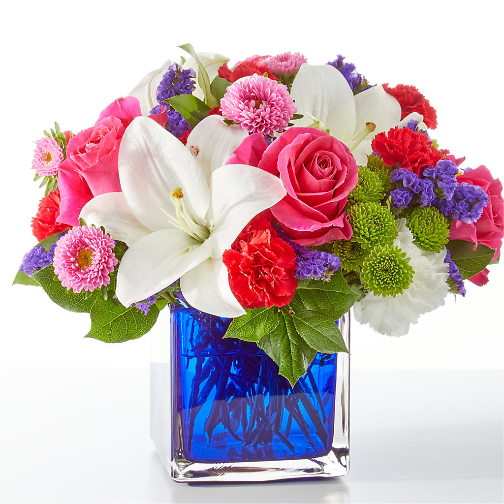Quality Time Bouquet flower arrangement by Honeybee Floral