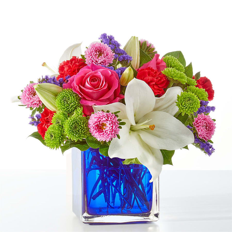 Quality Time Bouquet flower arrangement by Honeybee Floral