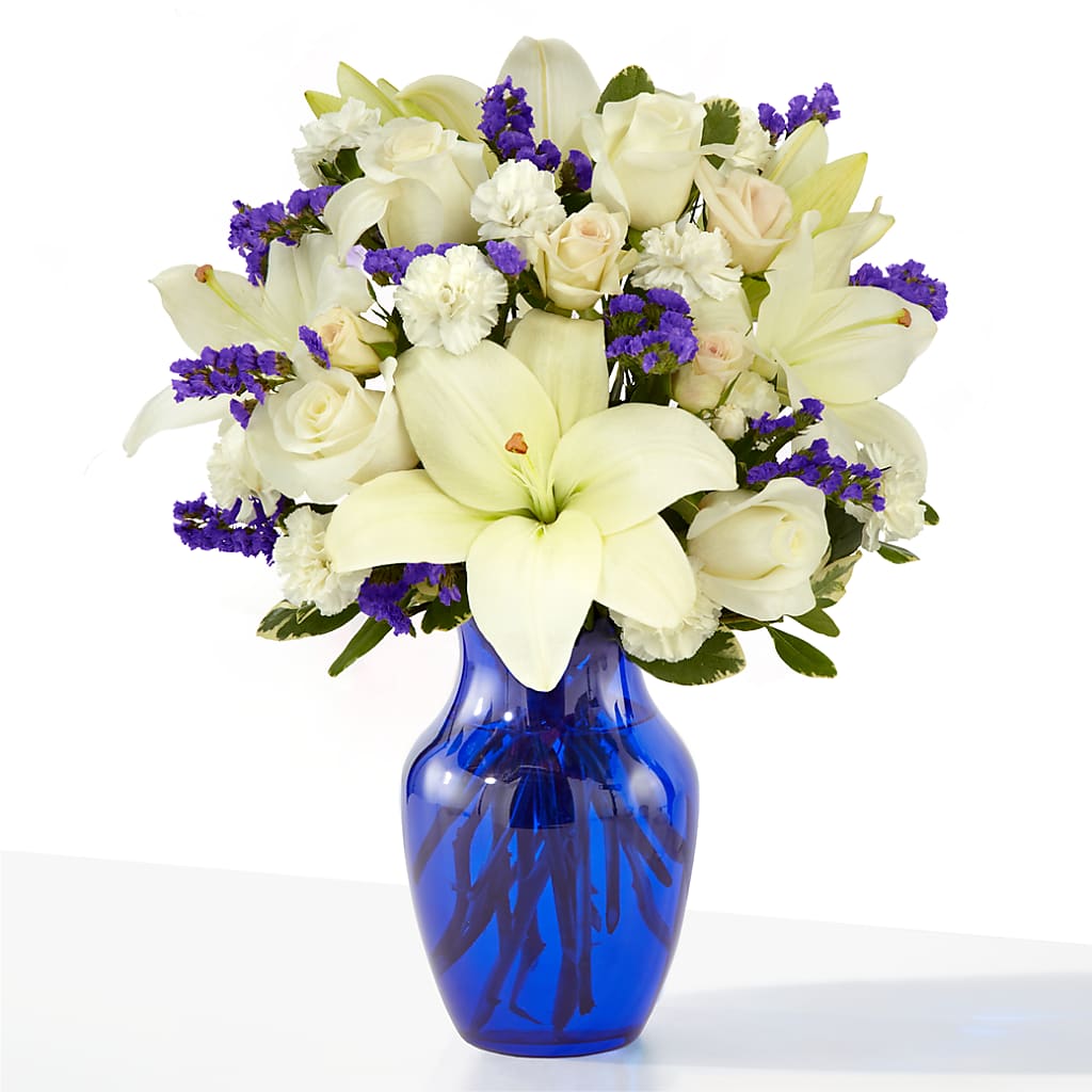 Sapphire Rush Bouquet flower arrangement by Honeybee Floral