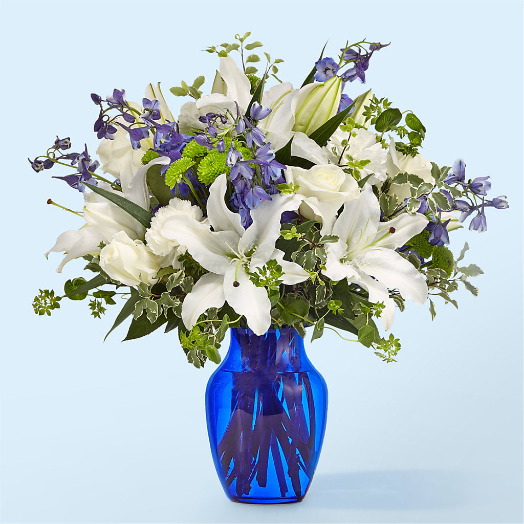 Santorini Bouquet flower arrangement by Honeybee Floral