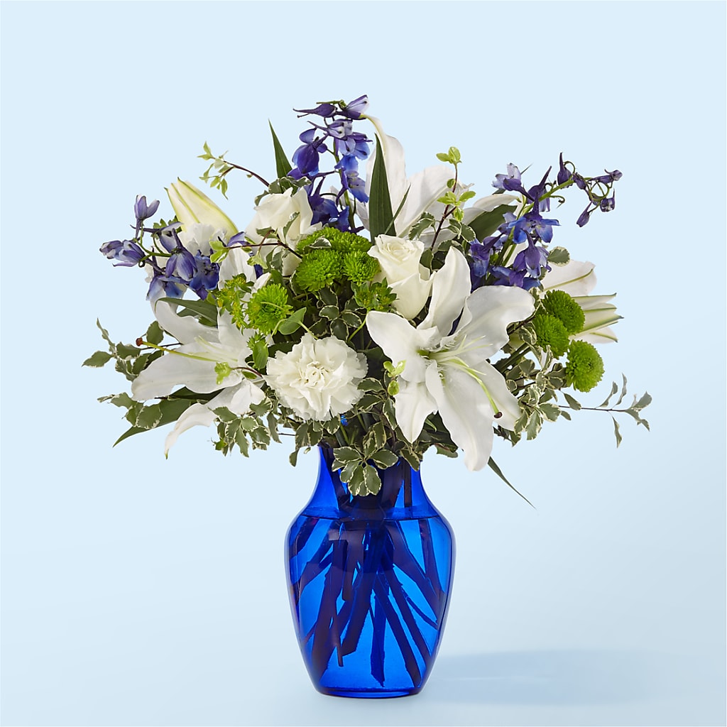 Santorini Bouquet flower arrangement by Honeybee Floral