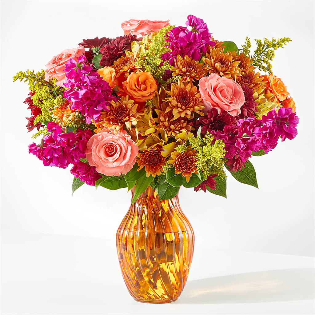 Amber Muse Bouquet flower arrangement by Honeybee Floral