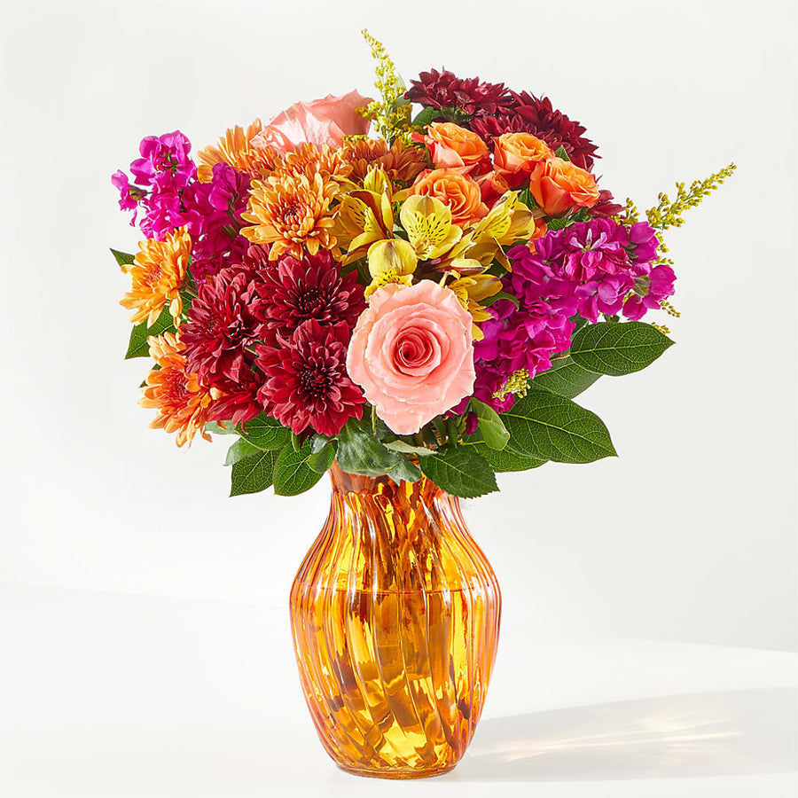 Amber Muse Bouquet flower arrangement by Honeybee Floral