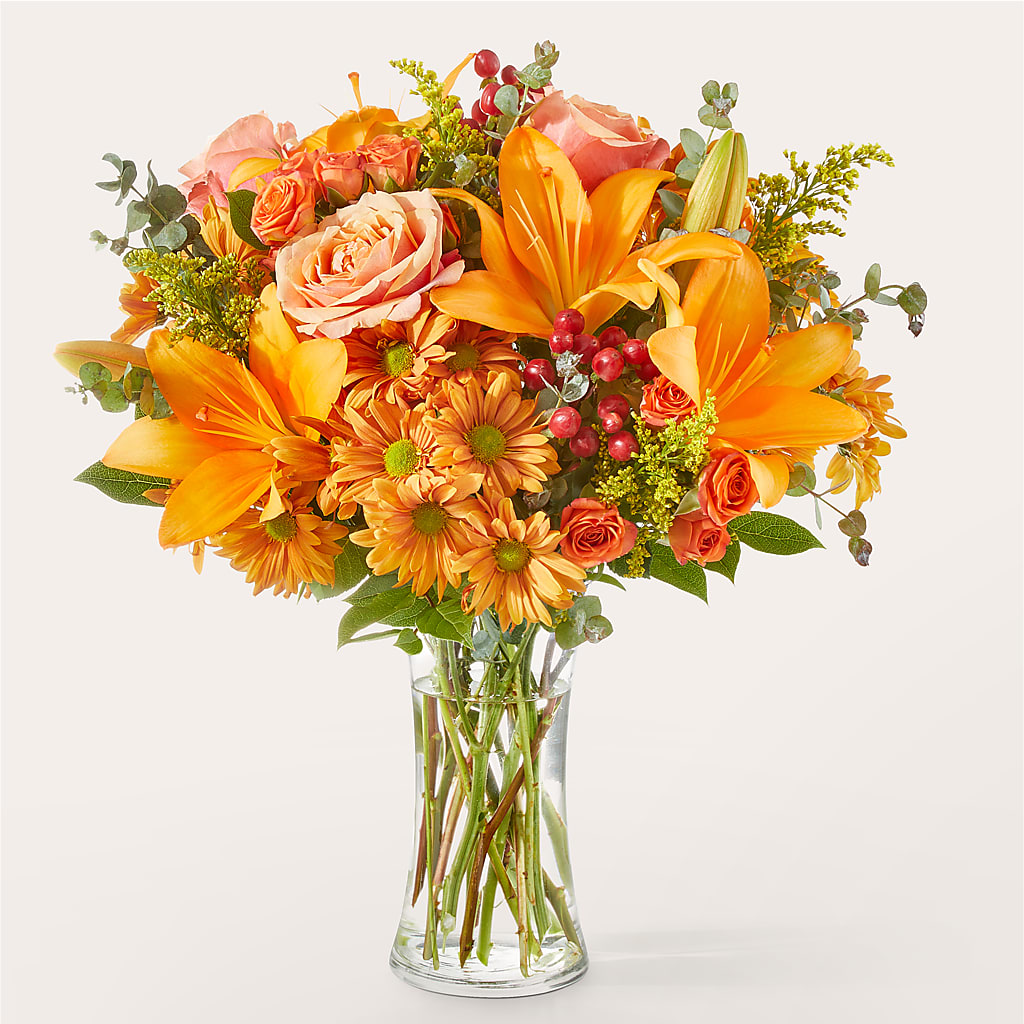 Harvest Hayride Bouquet flower arrangement by Honeybee Floral