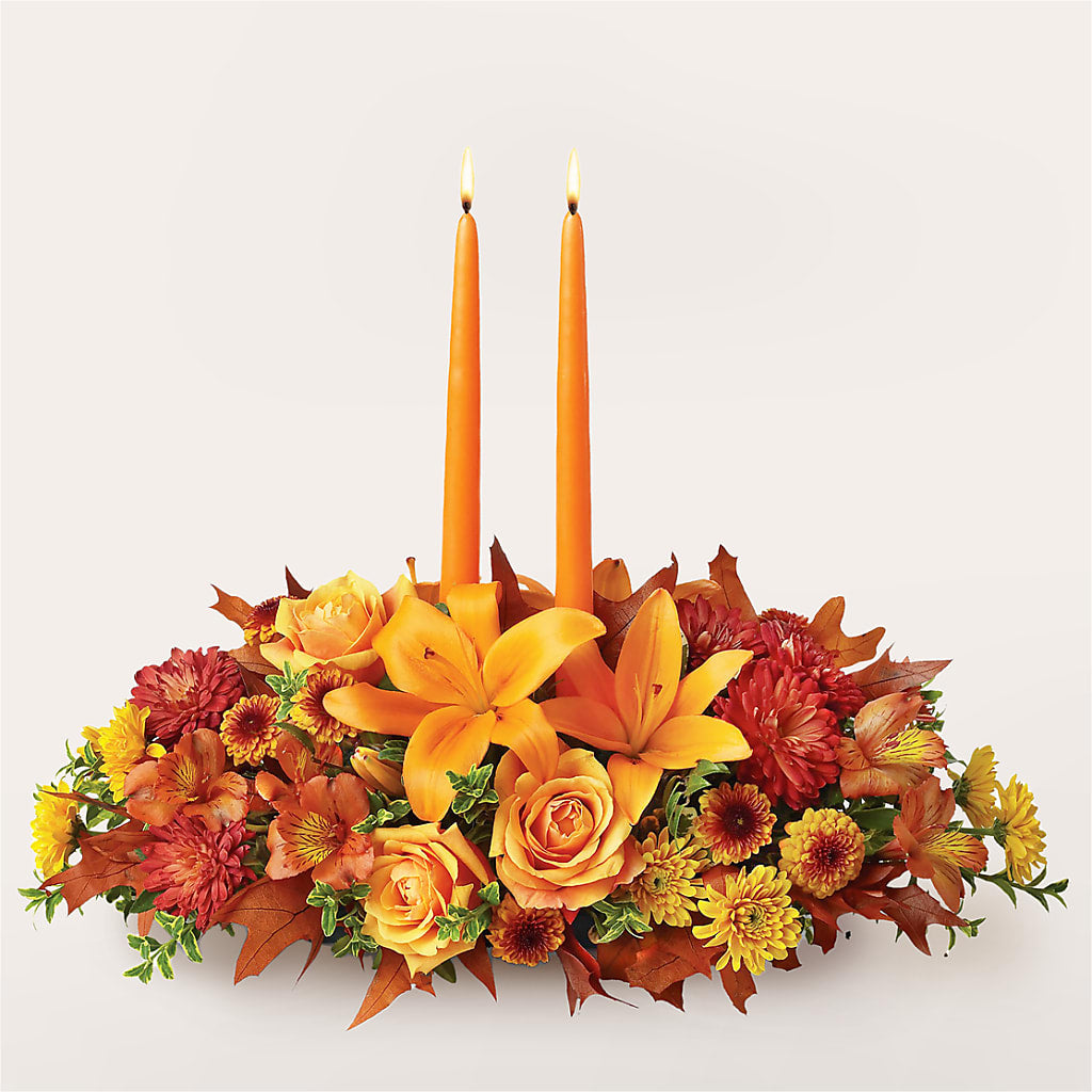 Traditions Centerpiece flower arrangement by Honeybee Floral