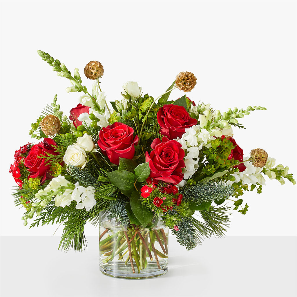 Deck the Halls Bouquet flower arrangement by Honeybee Floral