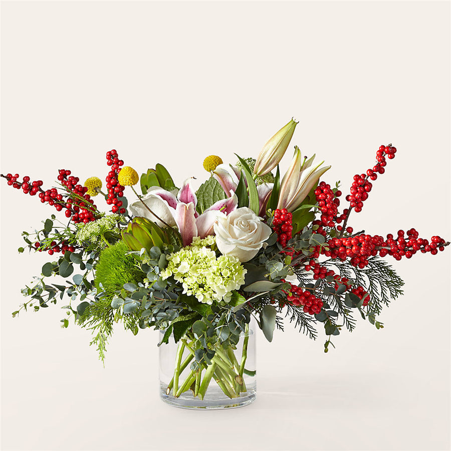 Berry & Bright Bouquet flower arrangement by Honeybee Floral