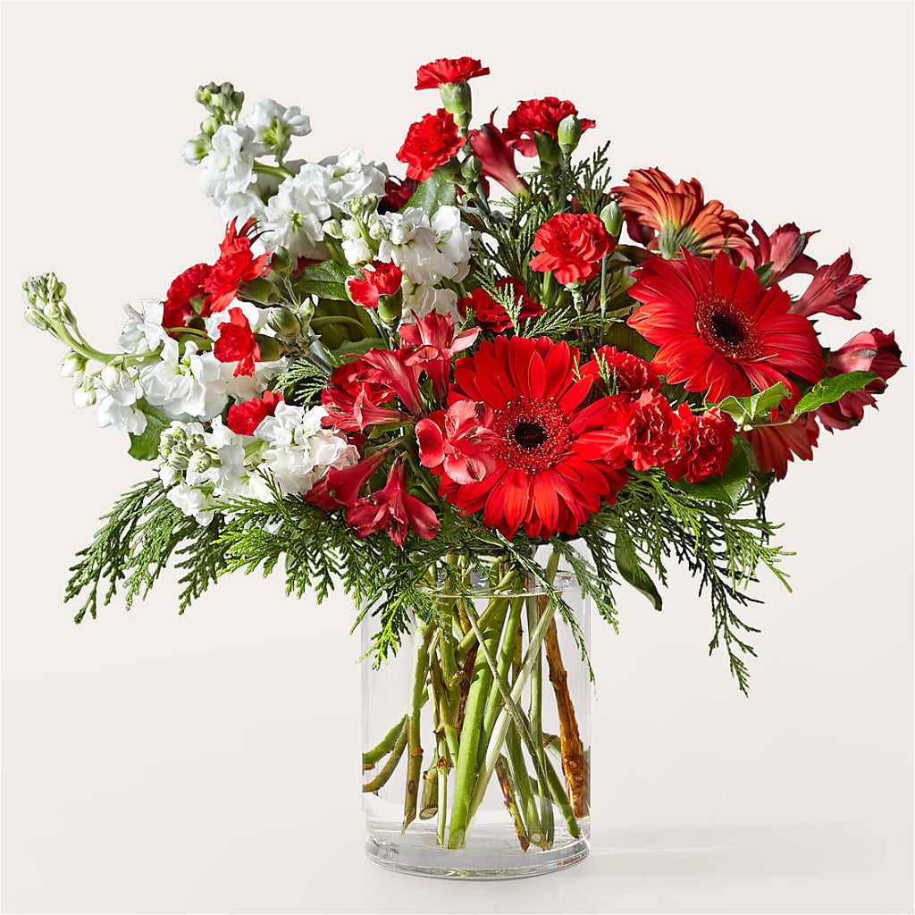 Holidaisy Bouquet flower arrangement by Honeybee Floral