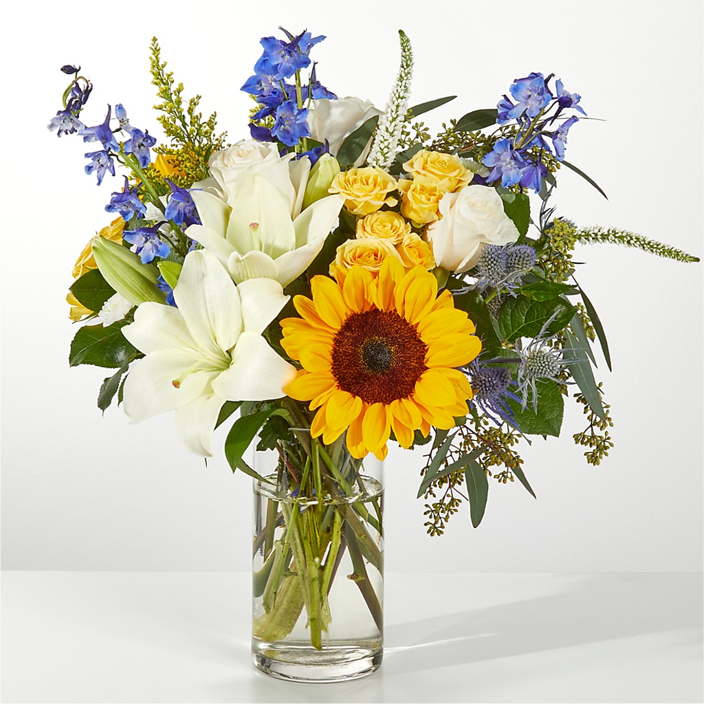 Wonderfully Sunny Bouquet flower arrangement by Honeybee Floral