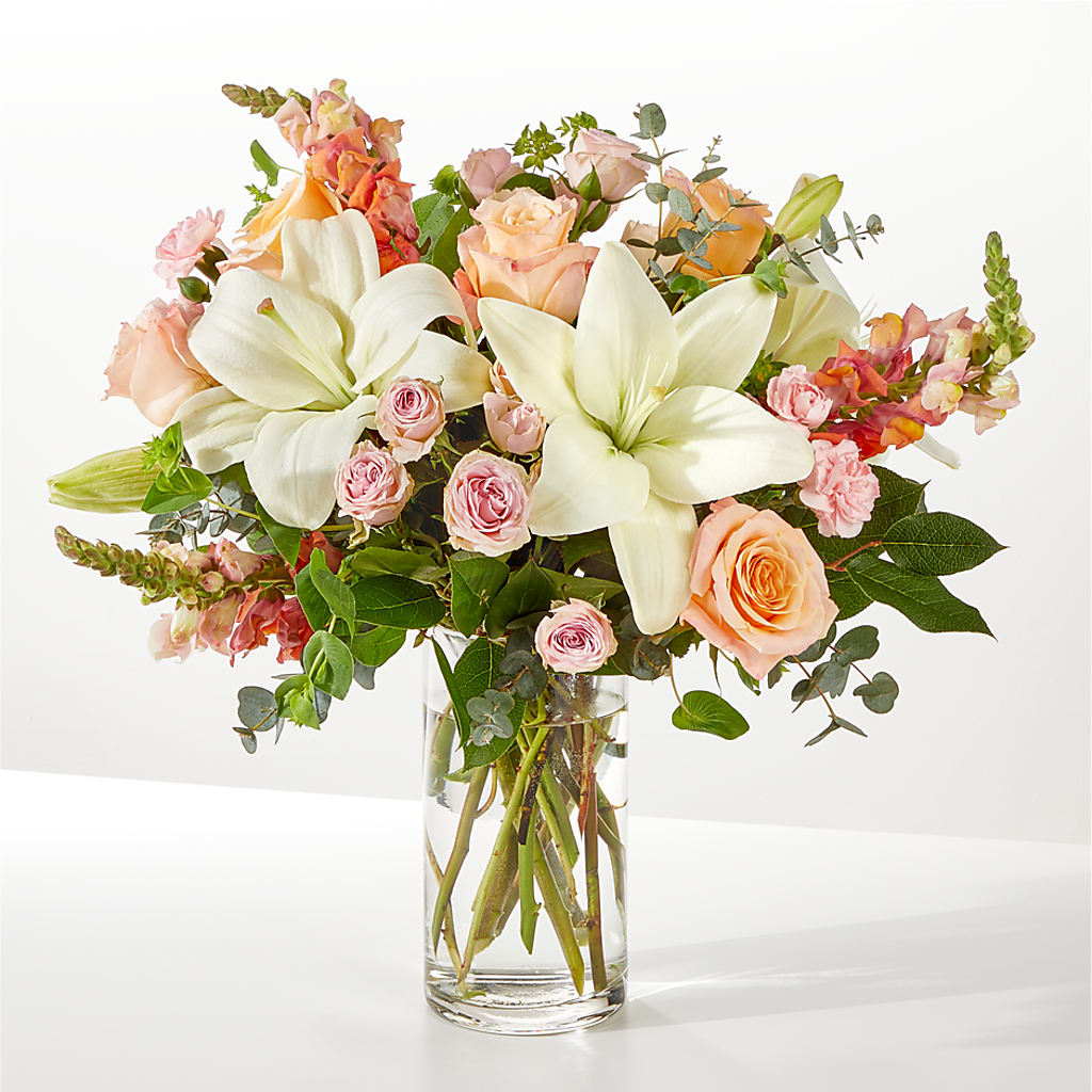 Grapefruit Splash Bouquet flower arrangement by Honeybee Floral