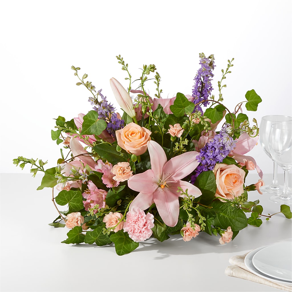 Blossom Time Centerpiece flower arrangement by Honeybee Floral