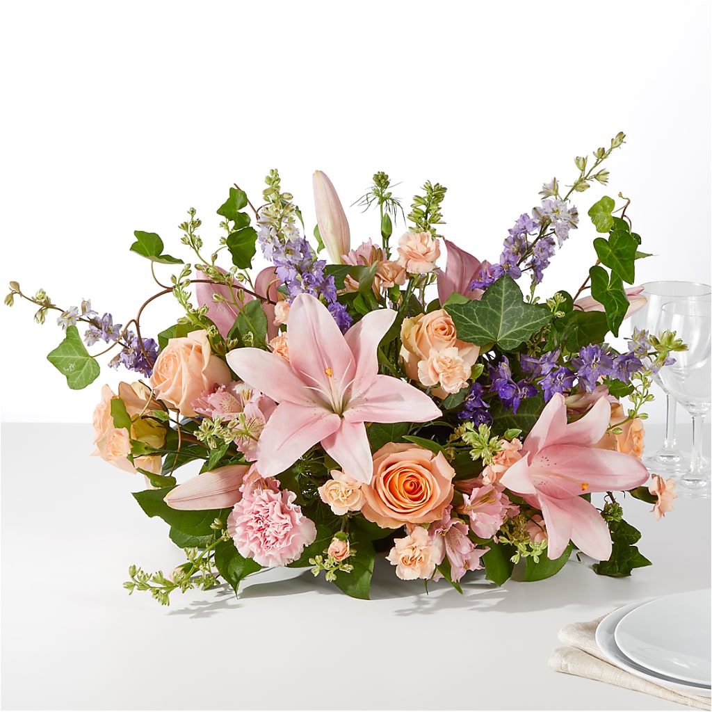Blossom Time Centerpiece flower arrangement by Honeybee Floral