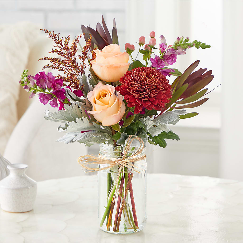 Moody Hues Bouquet flower arrangement by Honeybee Floral