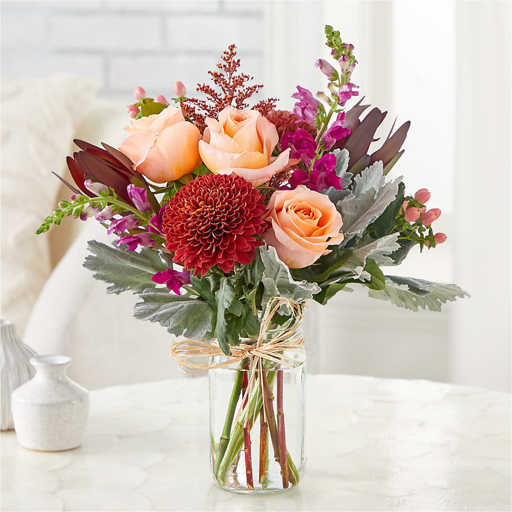 Moody Hues Bouquet flower arrangement by Honeybee Floral