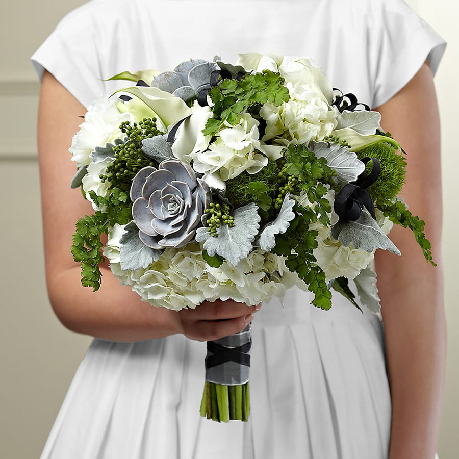 Sweet Innocence Bouquet flower arrangement by Honeybee Floral