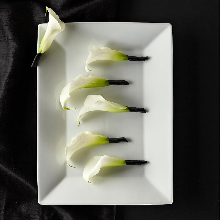 Calla Lily Promise Boutonniere flower arrangement by Honeybee Floral