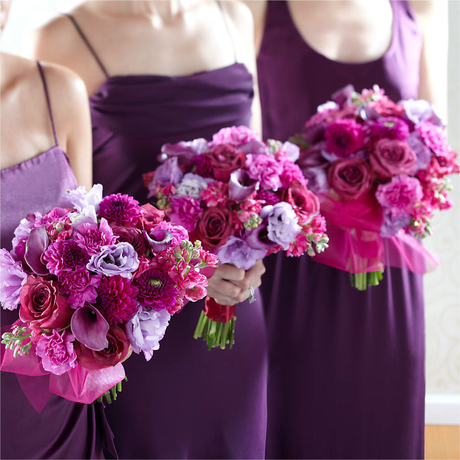 Bridesmaid's Garden Bouquet flower arrangement by Honeybee Floral