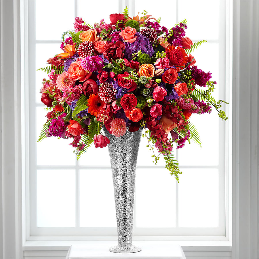 Flower Jeweled Arrangement flower arrangement by Honeybee Floral