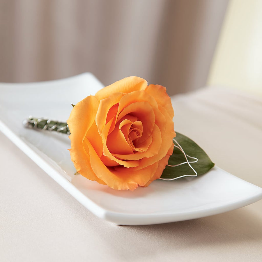 Lifetime of Love Boutonniere flower arrangement by Honeybee Floral