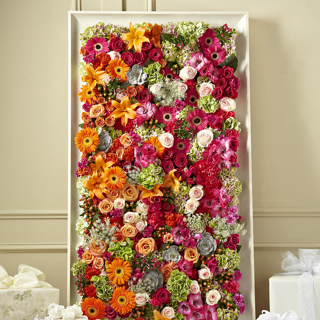 Fresh Picked Floral Wall flower arrangement by Honeybee Floral